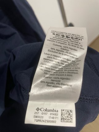 Camiseta Columbia Manga Larga Talla L