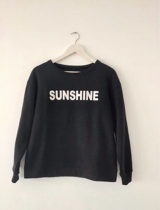 Sudadera Sunshine Negra