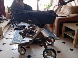 Carrito Stokke con silla de coche