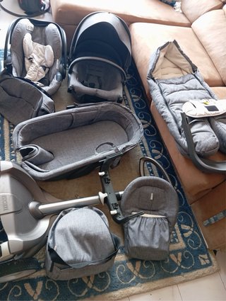 Carrito Stokke con silla de coche