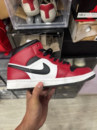 Jordan 1 Mid Black Toe Original
