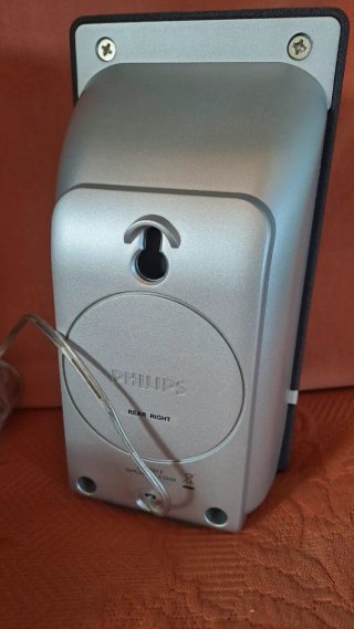 Altavoz Philips Negro y Plateado