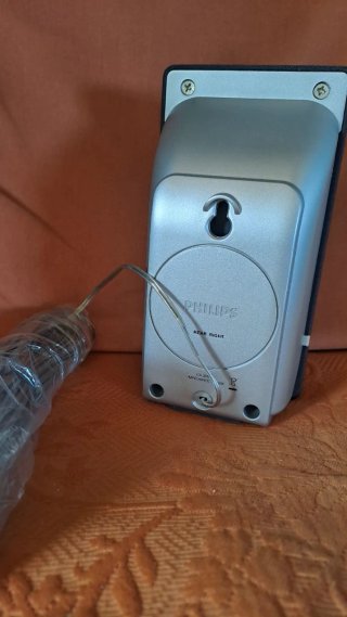 Altavoz Philips Negro y Plateado