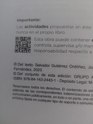 Lengua y Literatura, 4 ESO, Operación mundo