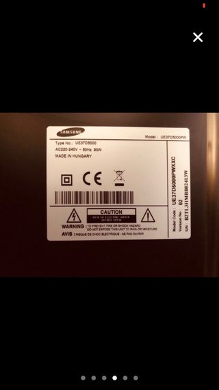 Samsung TV 37 Negra