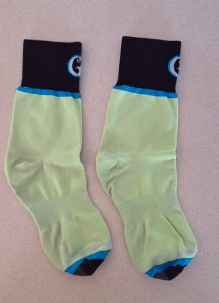 Calcetines Ciclismo Verdes y Negros