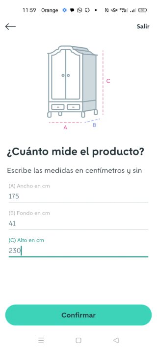 Mueble de madera con vitrina y cajones