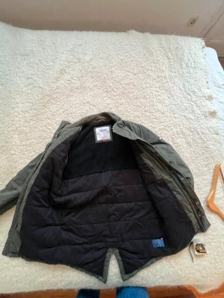 Tommy Hilfiger Parka Acolchada Verde Militar