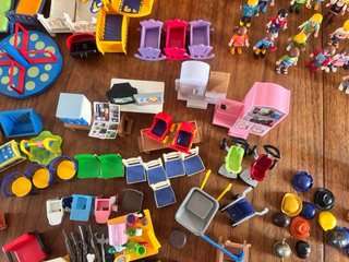 Playmobil figuras y casas