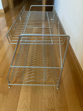 Escurridor de platos de 2 niveles
