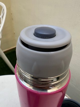 Termo infantil OLMITOS rosa con oso