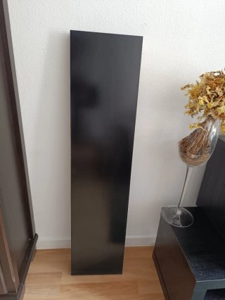 Estantería Negra Estrecha