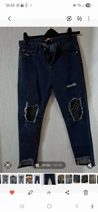 Pantalones de cuero negros
