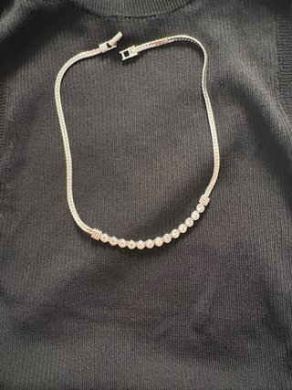 Collar Swarovski Plata y Cristales