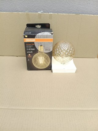 Bombilla LED Vintage Globo Dorado
