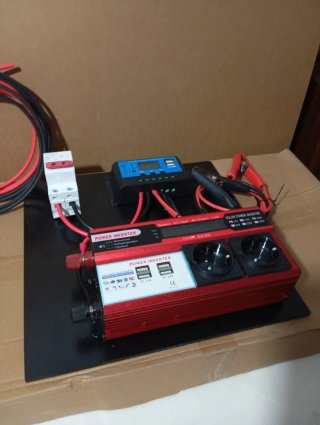 Kit Inversor Solar y Regulador Carga