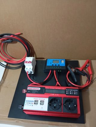 Kit Inversor Solar y Regulador Carga