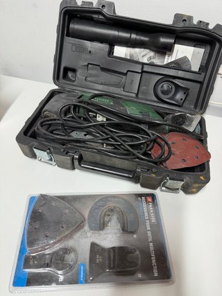 Herramienta Multifunción Parkside + Accesorios