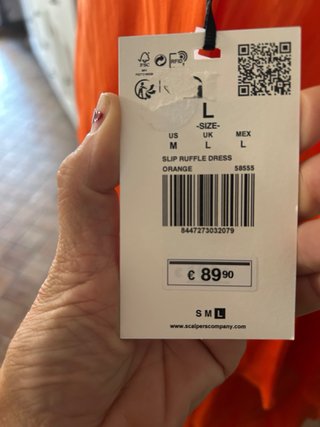 Vestido Naranja Tirantes