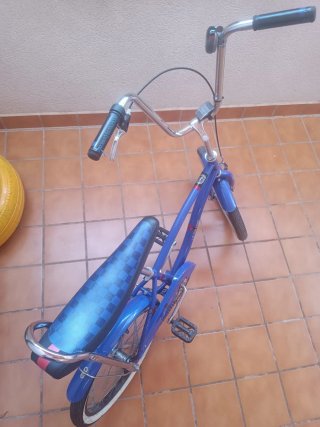 Bicicleta Azul Retro Le Grand Kevin