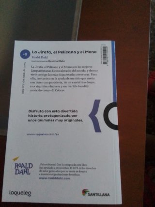 La jirafa, el pelícano y el mono