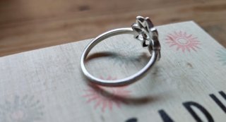 Anillo San Saru Plata Flor Mujer