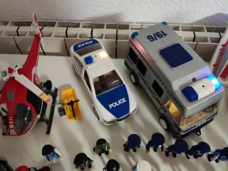 Playmobil Comisaría, cárcel y vehículos Policía
