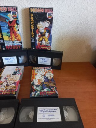 Lote 6 Películas VHS Dragon Ball Z