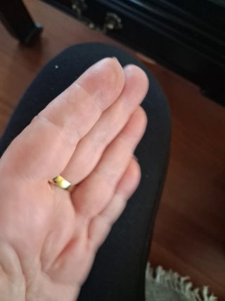 Anillo Oro 18k Plata con Citrino y Rubíes/ esmeral