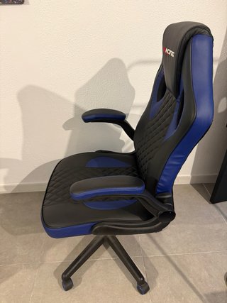 Sillón Gamer RACING Negro y Azul