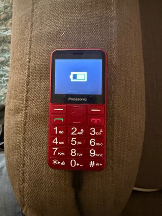 Panasonic rosso con tasto SOS