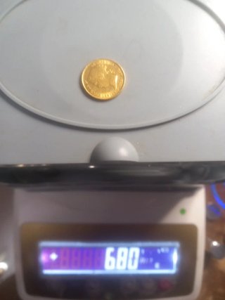 Moneda de Oro Isabel II 1868