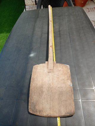 Pala de madera antigua para cereal