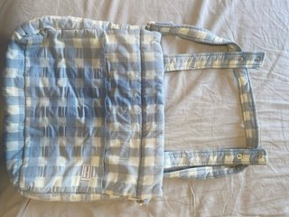 Bolsa Minicoton cochecito azul y blanco