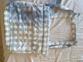 Bolsa Minicoton cochecito azul y blanco