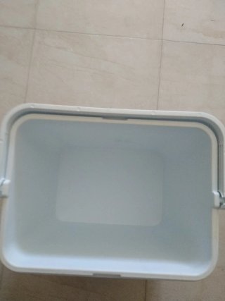 Nevera azul y blanca para playa/piscina ( 24 L).