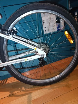 Bicicleta freno disco con mejoras