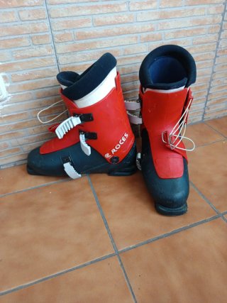 Botas de esquí ROCES rojas y negras