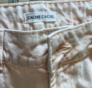 Pantalón mujer naranja pastel