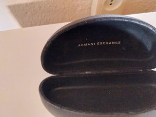 Gafas de sol Armani Exchange negras y marrones