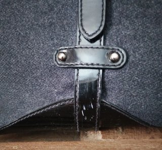 Bolso Burberry Negro  Vintage, con funda original