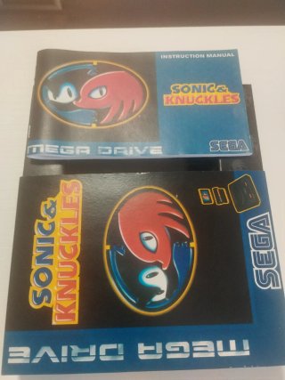 Sonic & Knuckles Cartucho Original Caja REPRO