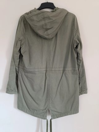 Parka verde Green Coast con capucha