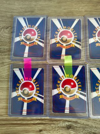 Lote 8 cartas Pokemon Vintage Japonesas