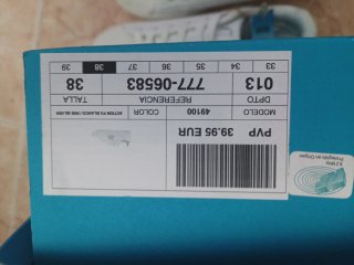 Deportivas Mustang Blancas Talla 38