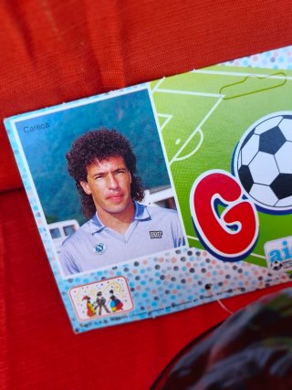 Maschera Carnevale Careca Napoli Calcio Vintage