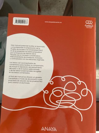Paideia. Textos de Filosofía para la PAU Andalucía