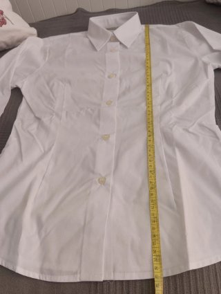 2 Camisas blancas manga larga mujer Talla 38
