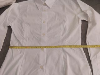 2 Camisas blancas manga larga mujer Talla 38