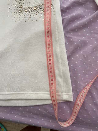 Jersey fino crema talla S